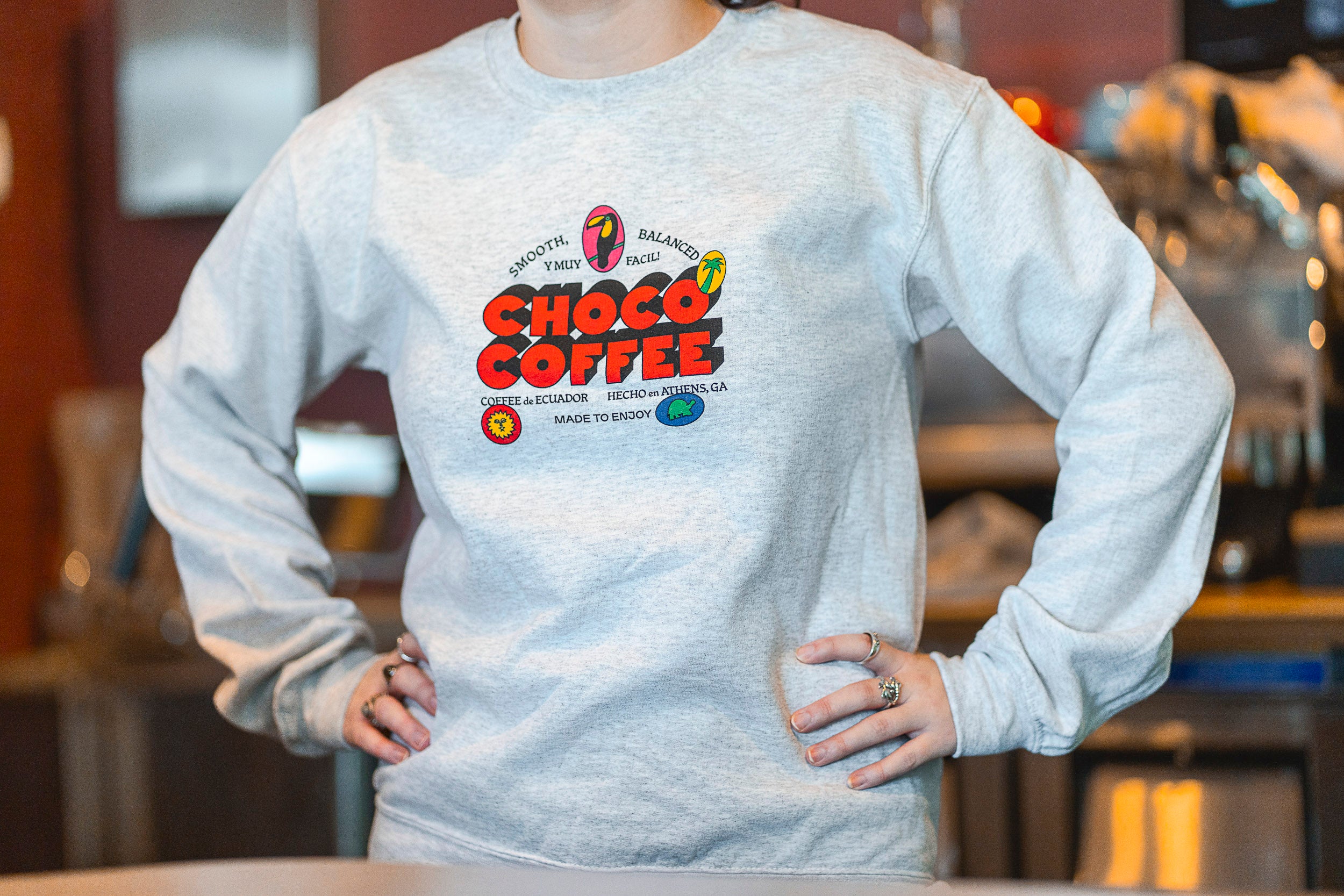 トップス Chococo Choco Crewneck Sweatshirt – Choco Coffee